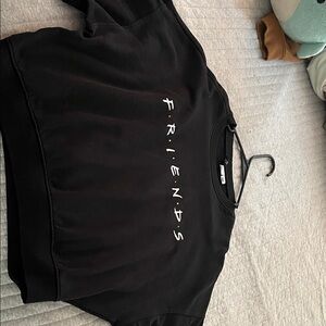 Black Friends Logo Sweatshirt